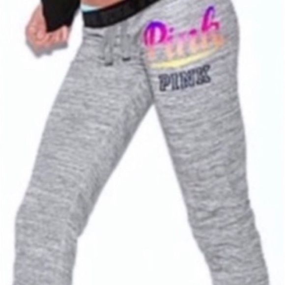 PINK VS OMBRÉ SIGNATURE HOODIE/JOGGER PANTS OUTFIT S - Picture 10 of 13